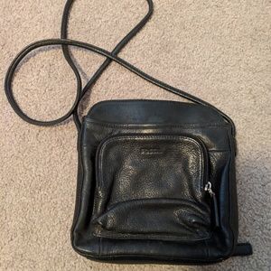 Fossil black crossbody